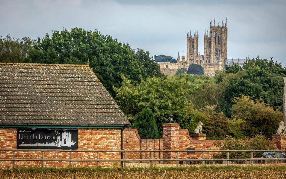 Lincoln Holiday Retreat View With Private Hot Tub Esterno foto